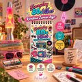 Retro 80s – Vol. 1: Everyday Life Boyama Kitabı 10x20 cm Cep / Çanta Boy