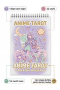 Anime Tarot: Bold & Easy Boyama Kitabı - 10x20 cm