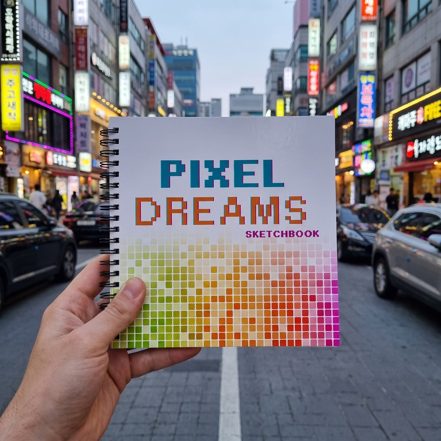 Pixel Dreams Skecth Book 20 X 20 Cm 50x50 Kareli Pixel Art, Eskiz, Çizim Ve Boyama Kitabı