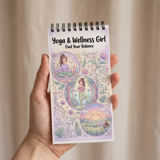 Yoga & Wellness Girl: Find Your Balance - 10X20 cm