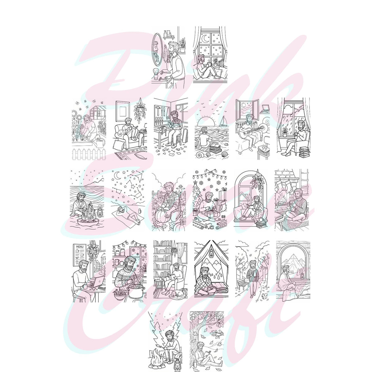 Cozy Boy Life: Slow Days & Quiet Moments - 10x20 cm