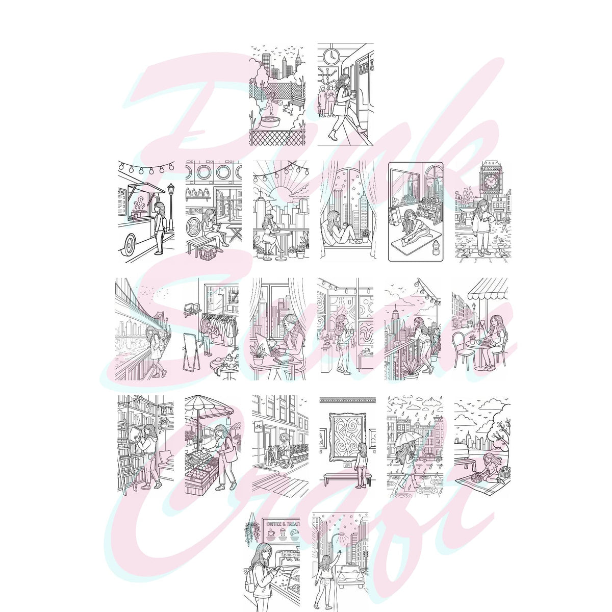 City Girl Diaries: Life in the Urban Jungle - 10x20 cm