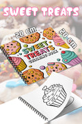 Sweet Treats Bold And Easy 20 x 20 Cm Büyük Boyama Kitabı