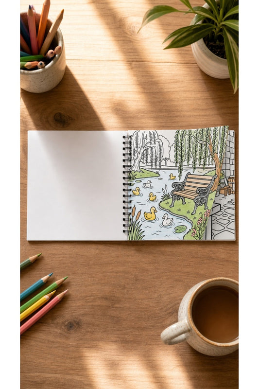 Vintage Nostalgic Victorian Life 20x20 Cm Büyük Boyama Kitabı, Çocuklar Ve Yetişkinlere