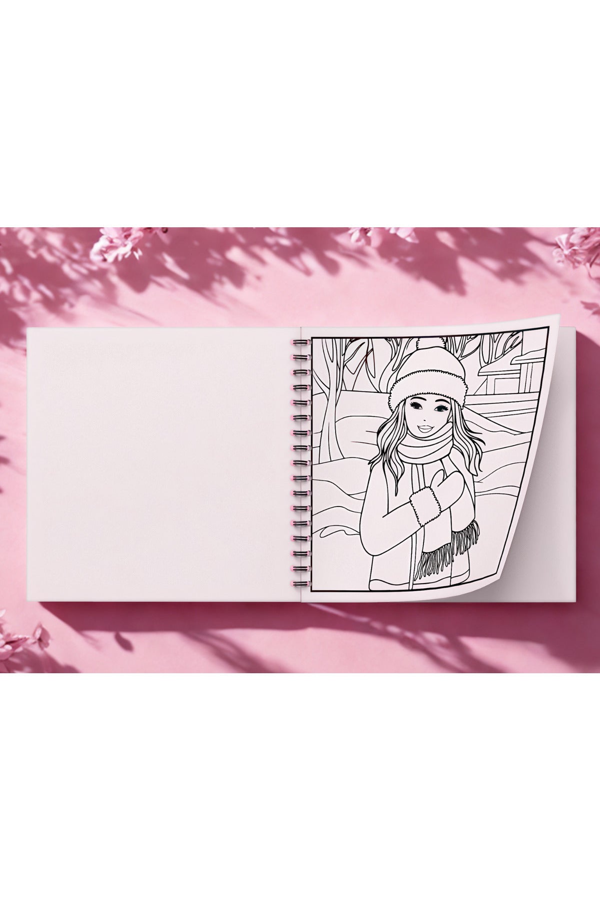 Girls Moments Bold And Easy 20 x 20 Cm Büyük Boyama Kitabı