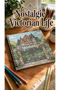 Vintage Nostalgic Victorian Life 20x20 Cm Büyük Boyama Kitabı, Çocuklar Ve Yetişkinlere