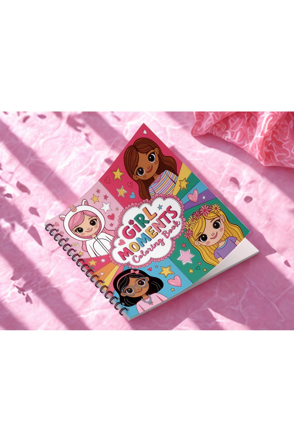 Girls Moments Bold And Easy 20 x 20 Cm Büyük Boyama Kitabı