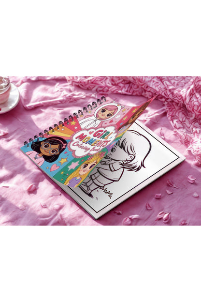 Girls Moments Bold And Easy 20 x 20 Cm Büyük Boyama Kitabı