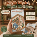 Tiny Corners: A Little World of Rooms Boyama Kitabı - Çanta / Cep Boy - 10x20 cm