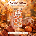 Autumn Pattern Cozy Motifs 10x20 cm Cep Boy Boyama Kitabı