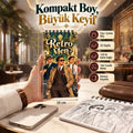 Retro Men Vintage Erkek Modası 10x20 Cep/Çanta Boy Boyama Kitabı
