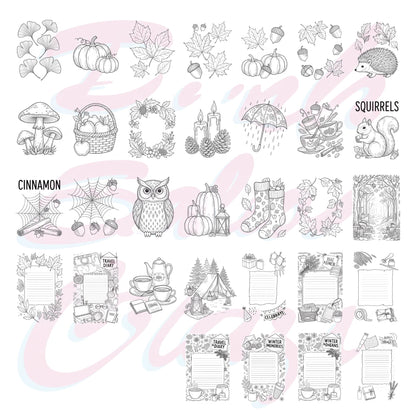 Notebook Therapy Junk Journal 10x20 cm Cep Boy Boyama Kitabı