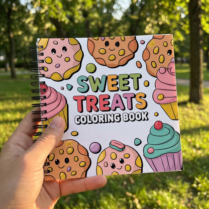 Sweet Treats Bold And Easy 20 x 20 Cm Büyük Boyama Kitabı