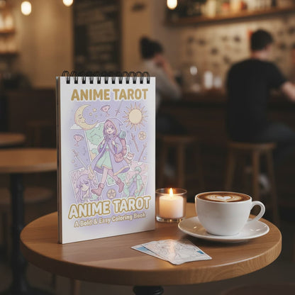 Anime Tarot: Bold & Easy Boyama Kitabı - 10x20 cm
