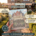 Vintage Nostalgic Victorian Life 20x20 Cm Büyük Boyama Kitabı, Çocuklar Ve Yetişkinlere
