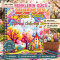 Spring (ilkbahar) Bold And Easy 20 x 20 Cm Büyük Boyama Kitabı