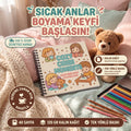 Cozy Anime Chibi Moments Bold And Easy 20x20 Cm Büyük Boyama Kitabı, Çocuklar Ve Yetişkinlere