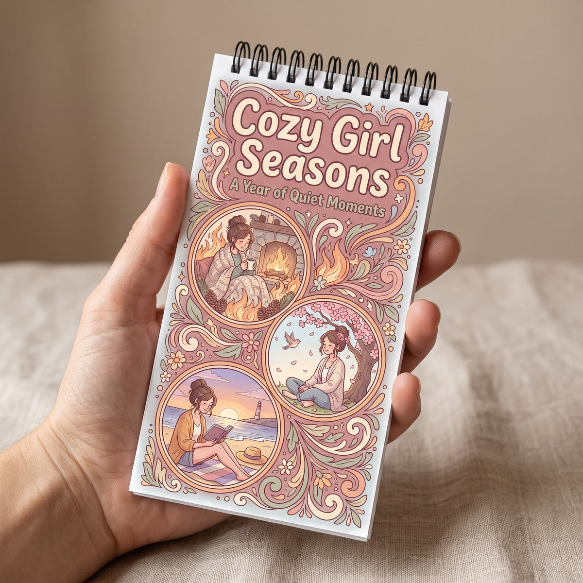 Cozy Girl Seasons: A Year of Quiet Moments 10x20 cm