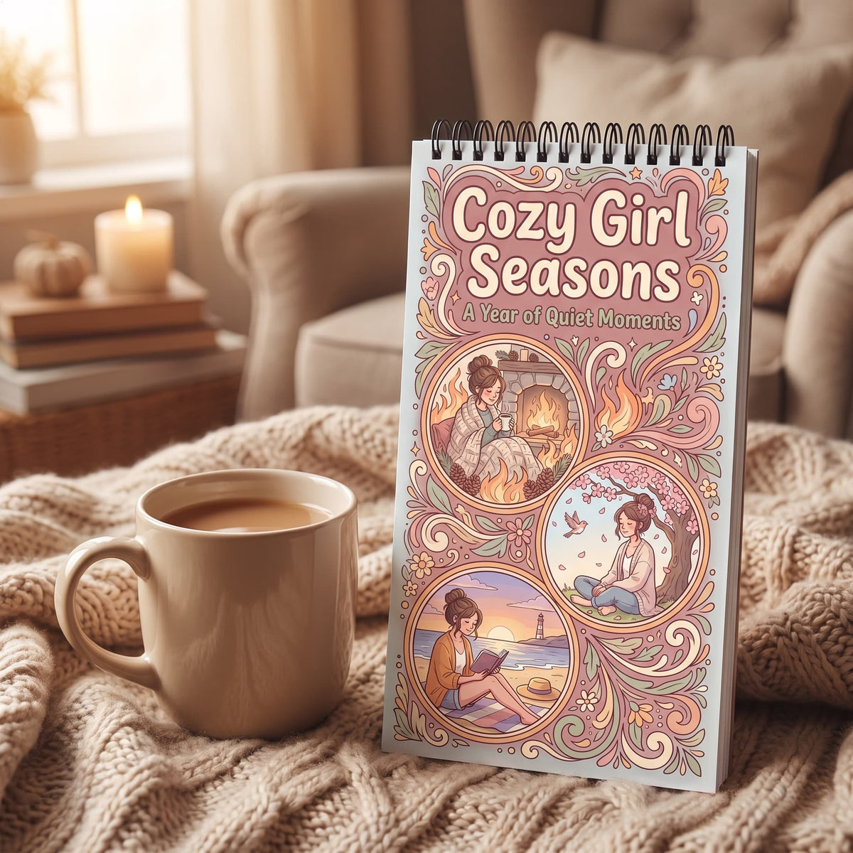 Cozy Girl Seasons: A Year of Quiet Moments 10x20 cm