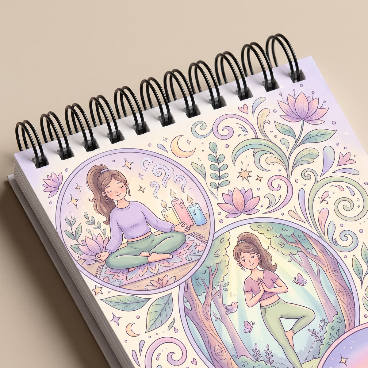 Yoga & Wellness Girl: Find Your Balance - 10X20 cm