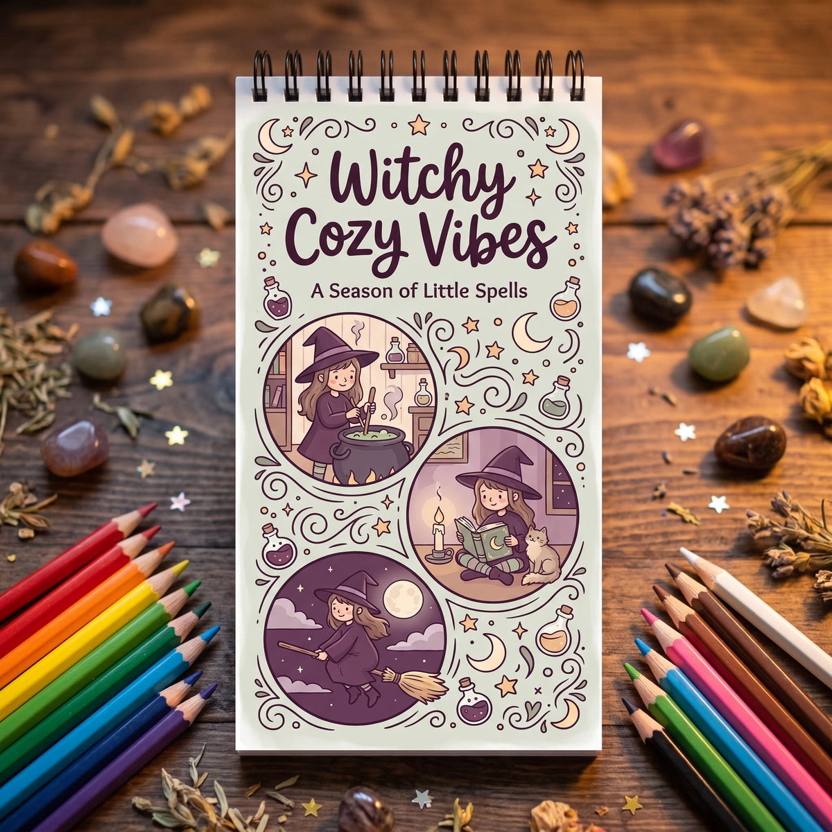 Witchy Cozy Vibes: A Season of Little Spells - 10x20 cm