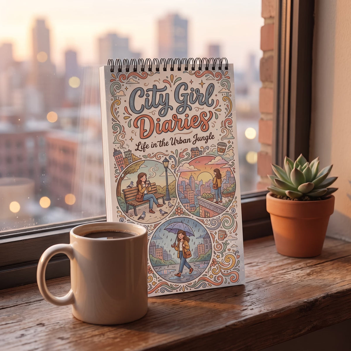 City Girl Diaries: Life in the Urban Jungle - 10x20 cm