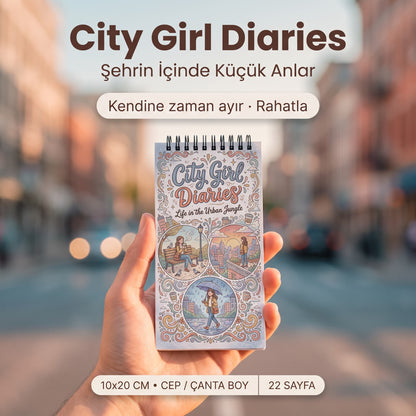 City Girl Diaries: Life in the Urban Jungle - 10x20 cm