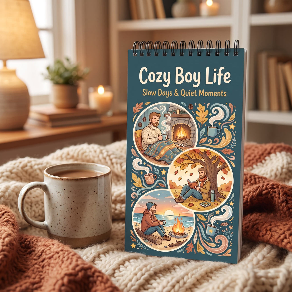 Cozy Boy Life: Slow Days & Quiet Moments - 10x20 cm