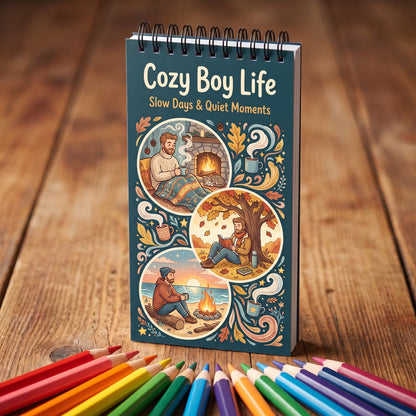 Cozy Boy Life: Slow Days & Quiet Moments - 10x20 cm