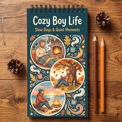 Cozy Boy Life: Slow Days & Quiet Moments - 10x20 cm