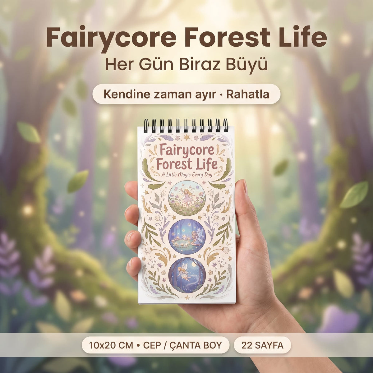 Fairycore Forest Life: A Little Magic Every Day - 10x20 cm